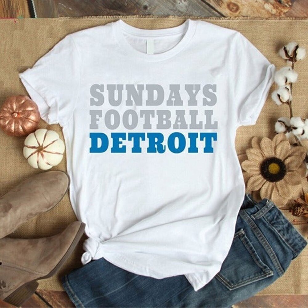Detroit Lions Sundays Football Detroit Shirt Detroit Game Day Shirt